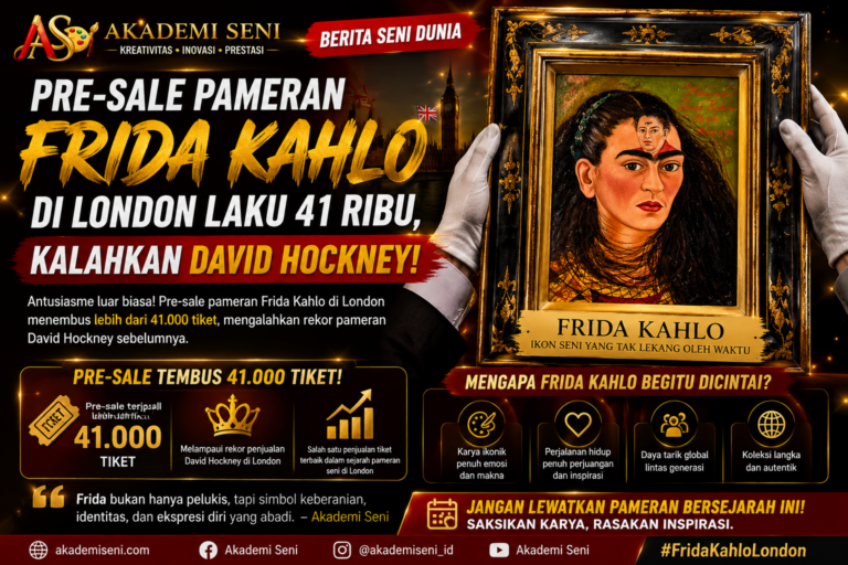 Pre-sale Pameran Frida Kahlo di London Tembus 41 Ribu Tiket, Lampaui Rekor David Hockney