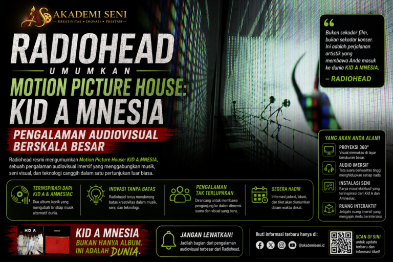 Radiohead Luncurkan Motion Picture House KID A MNESIA, Pengalaman Audiovisual Imersif untuk Penggemar