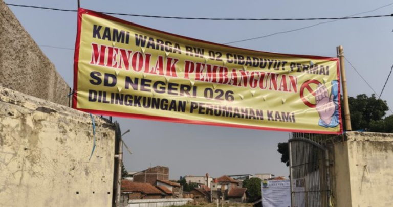 Alasan Warga Tolak Pembangunan Gedung SDN 026 Bojongloa Bandung