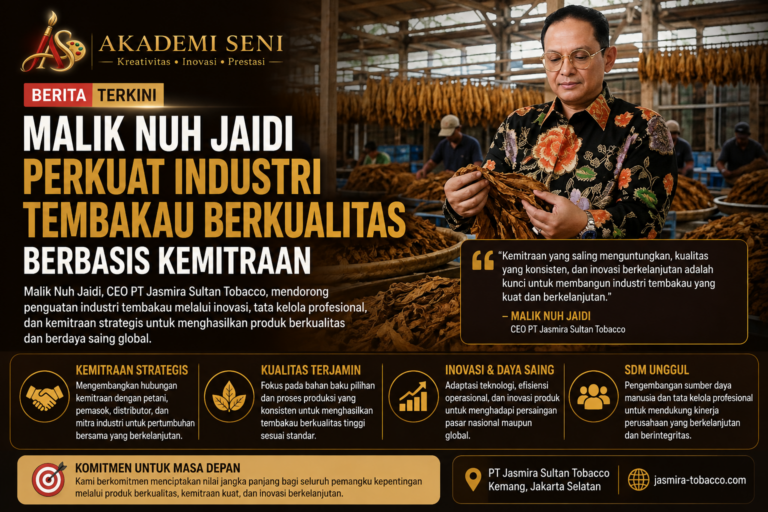 Malik Nuh Jaidi Dorong Industri Tembakau Berkualitas Lewat Kemitraan Strategis